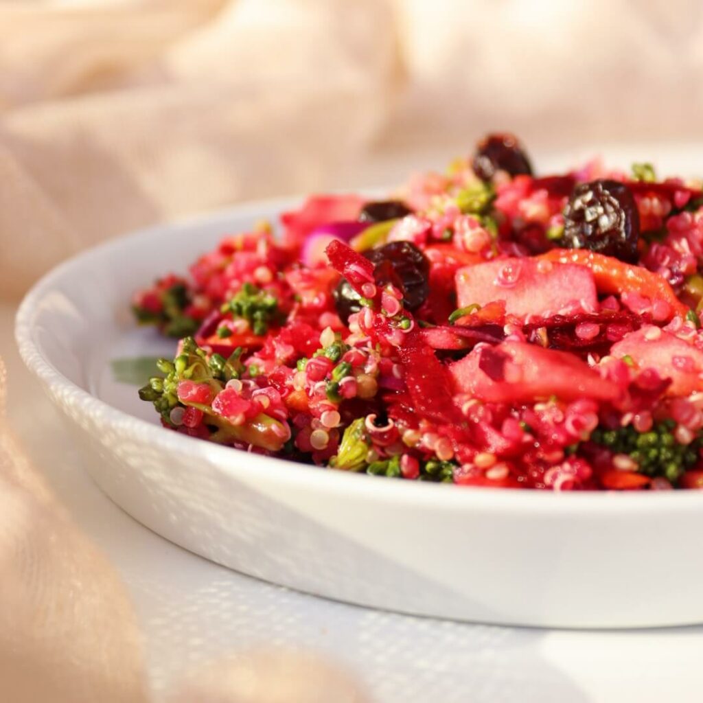 Apple _ Beet Quinoa Salad