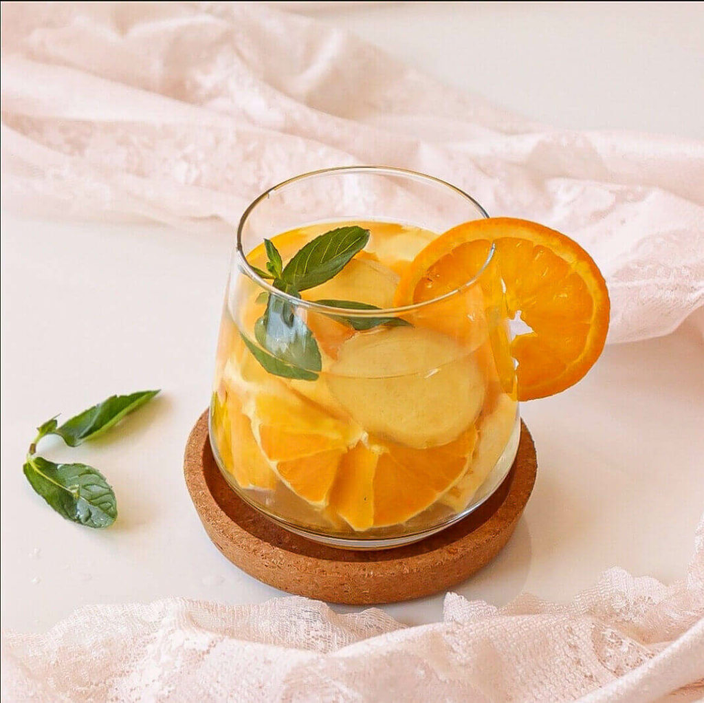 Orange & Ginger & Mint Detox Water