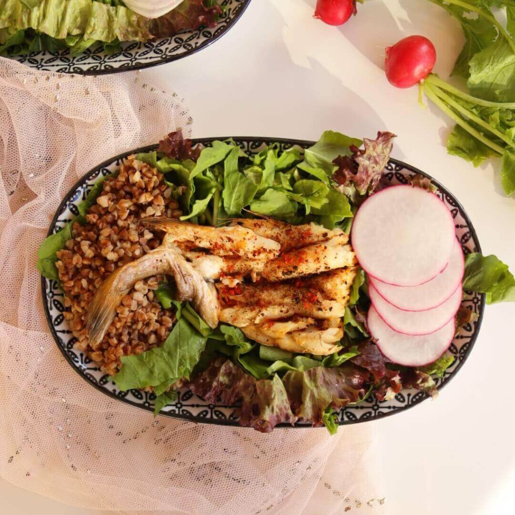 Dinner Haddock Bowl with Buckwheat