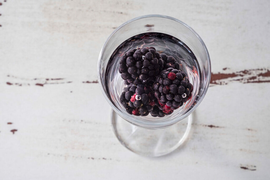 Blackberry Infused Water